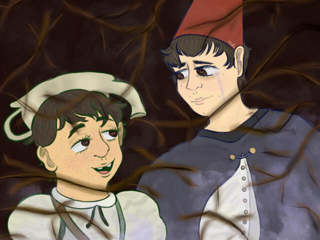cartoon portrait - bust/half body, multiple characters